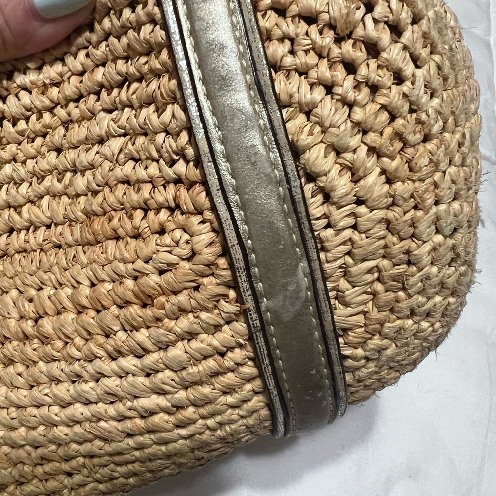 COACH Raffia Beach/Summer Tote - Picture 3 of 7